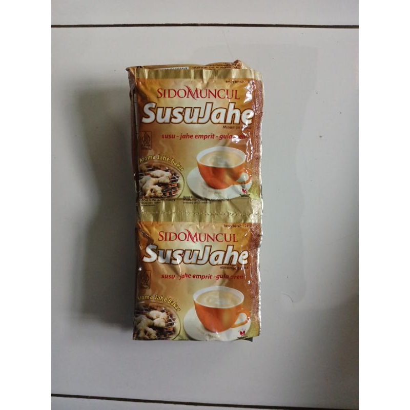 

Susu Jahe Sidomuncul 1 Renceng 10 Sachet