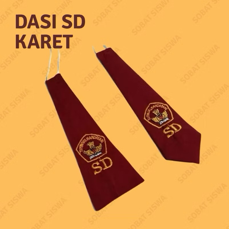 Dasi SD Logo Bordir Tali Karet dasi anak sd Cewek cwo
