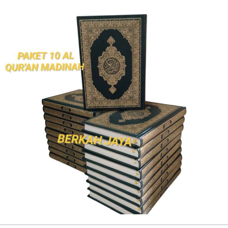 PAKET 10 Al Quran Madinah 20 Baris Ukuran  14 x 20 CM