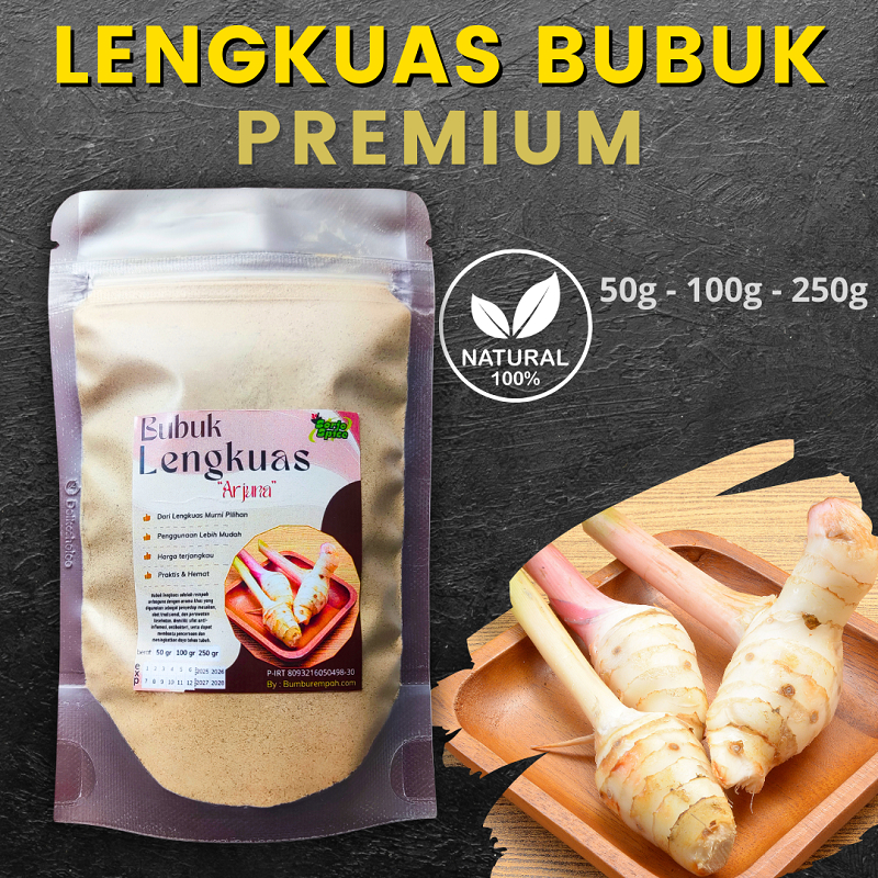 

Bubuk Lengkuas Murni - Laos Bubuk Tanpa Campuran 50g 100g 250g