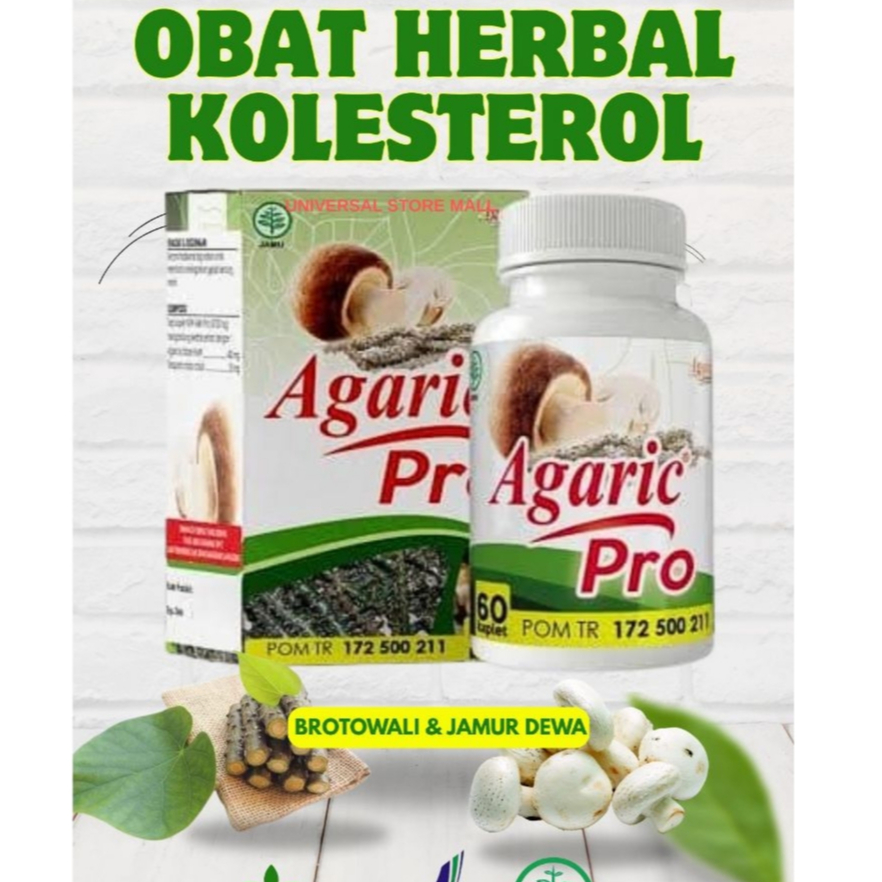 Obat Herbal Kolesterol Agaric Pro
