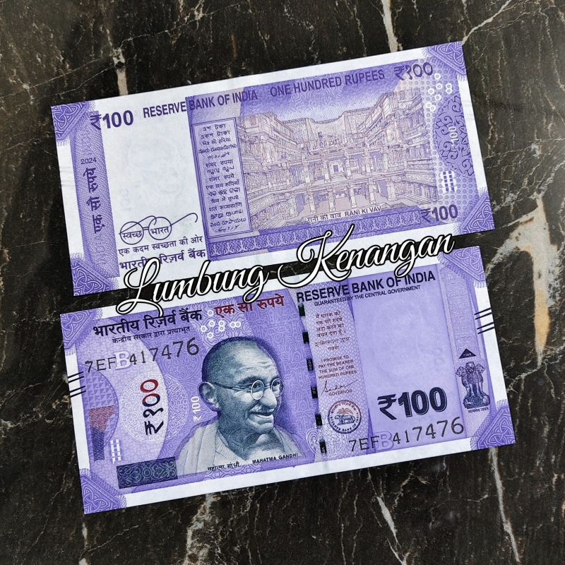 uang asing india 100 Rupees