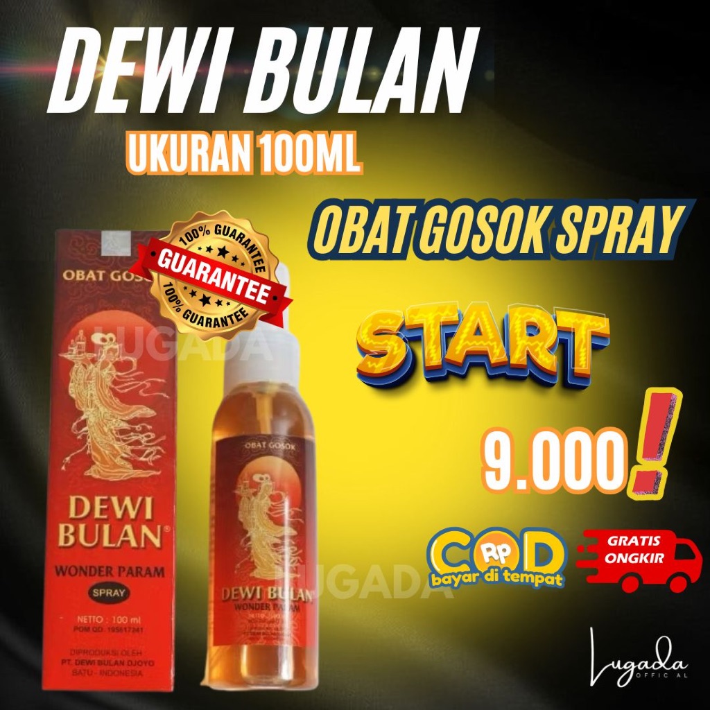 OBAT GOSOK DEWI BULAN SPRAY - 100ml