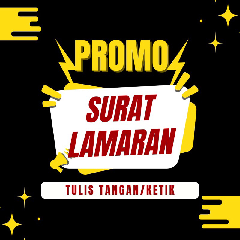 

SURAT LAMARAN TULIS TANGAN KETIK