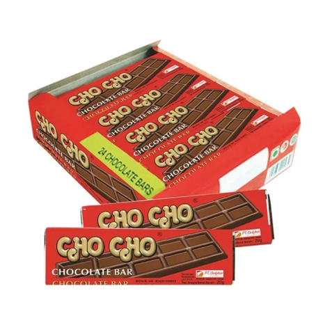 

CHO CHO MILK CHOCOLATE BATANG / COKELAT SUSU 1 BOX ISI 24 PCS