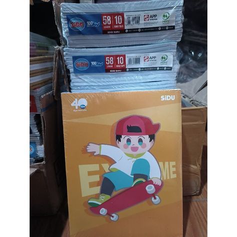 

BUKU TULIS SIDU 58 / BUKU TULIS SINAR DUNIA 58 LEMBAR ( 1PAK ISI 10 BUKU )