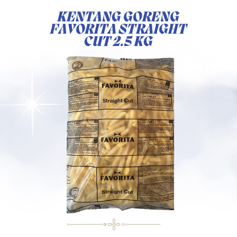 

Kentang Goreng Favorita 2,5 KG [SIANTAR] [MEDAN]
