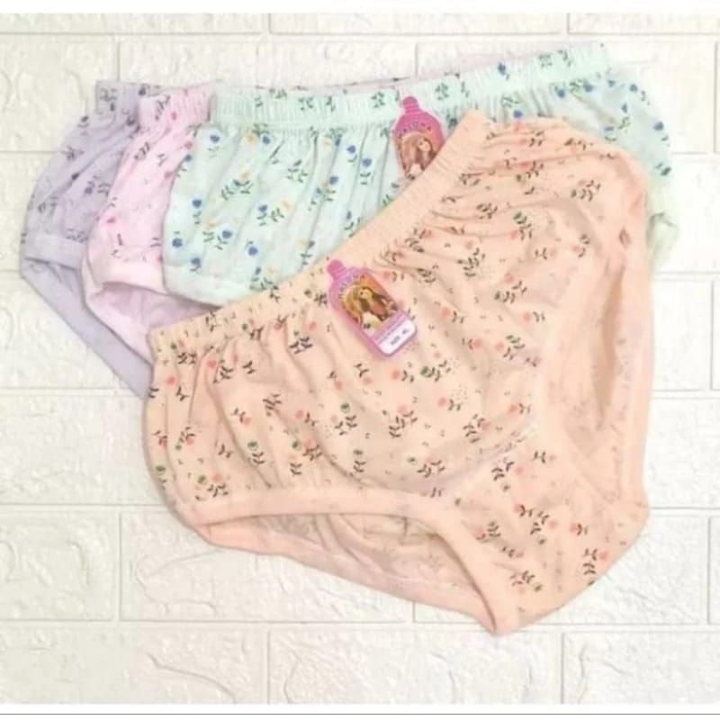 Terlaris Isi 12 Pcs Celana Dalam Wanita Dewasa Motif Bunga Jumbo Murah / Cd Cewek Harian Ibu Menyusu