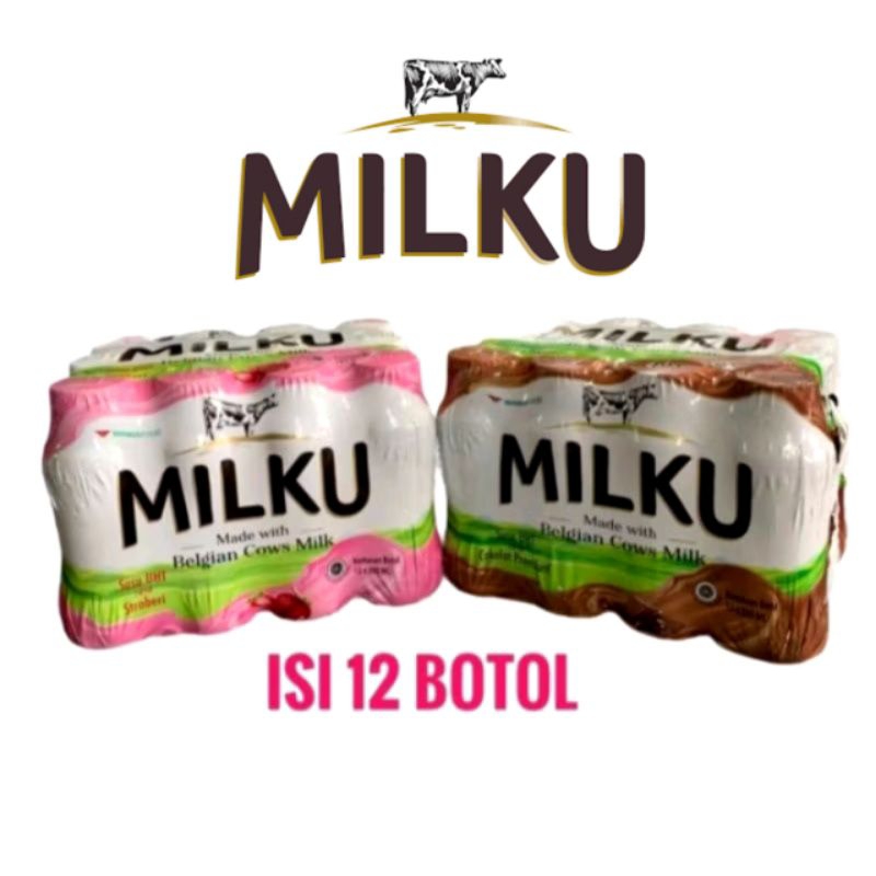 

MILKU SUSU UHT 200ML 1 PACK ISI 12 BOTOL