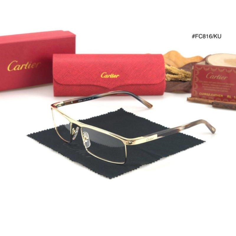 frame kacamata pria Cartier 816