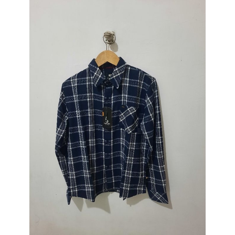 (Topten) Kemeja Flannel Pria Brand Topten Original