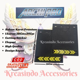 Karpet Lumpur / Mud Guard Izusu Traga Truk Engkel Carry ELF L300 Jumbo Uk 28Cm x 34Cm Isi 2Pcs - Kun
