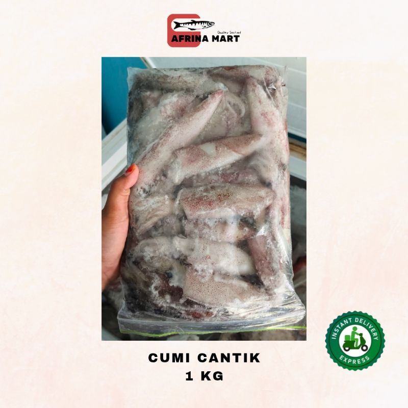 

Cumi-cumi Cantik 1 kg Frozen - Kirim Instant Afrina Mart
