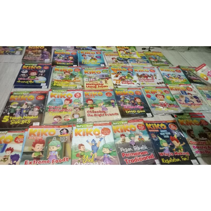 MAJALAH BILINGUAL INDONESIA INGGRIS UNTUK ANAK/ JUST FOR KIDS KIKO