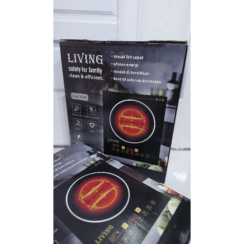 Kompor Listrik Halogen Livin