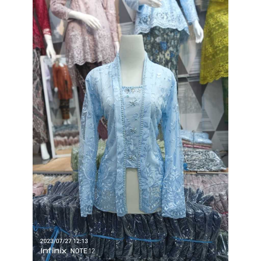 Atasan SajaKebaya kutubaru payet/Kebaya Wisuda terbaru/Kebaya Pesta termewah/Kebaya modern