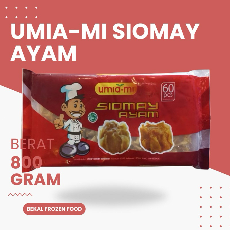 

Umiami Siomay Ayam 800gr isi 60