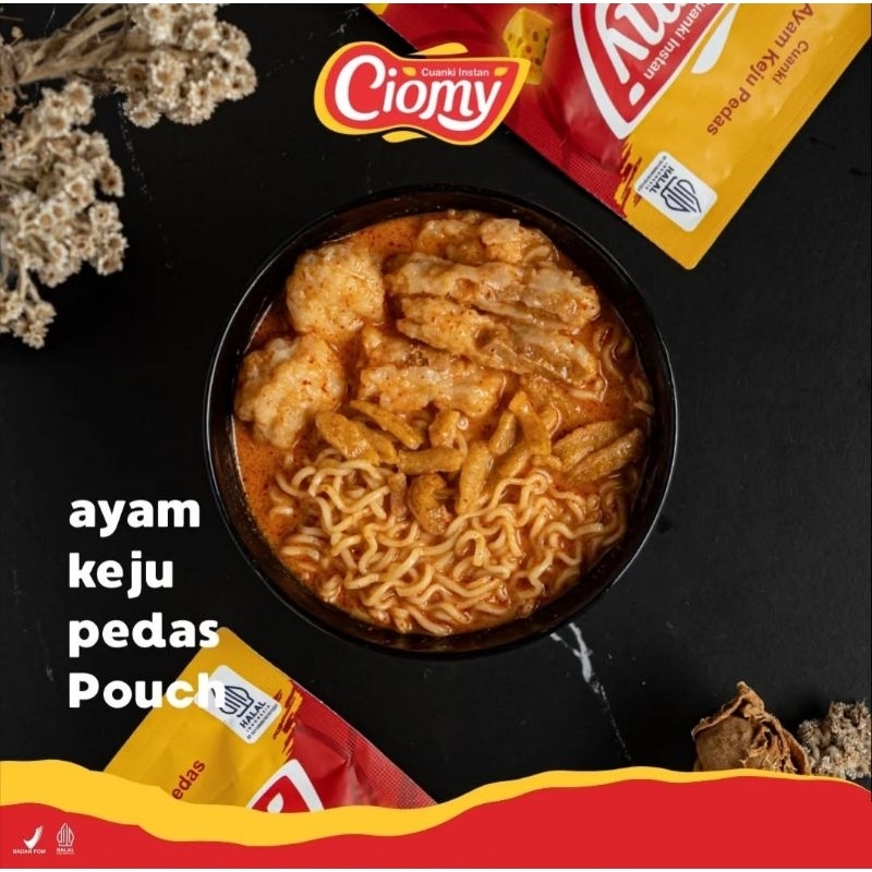 

CIOMY Cuanki Spicy Cheese Ayam Keju Pedas Pouch Baru