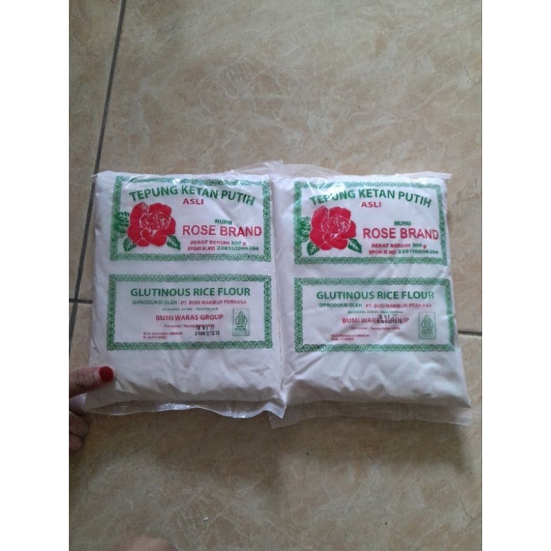 

ROSE BRAND Tepung Ketan Putih 500 Gram