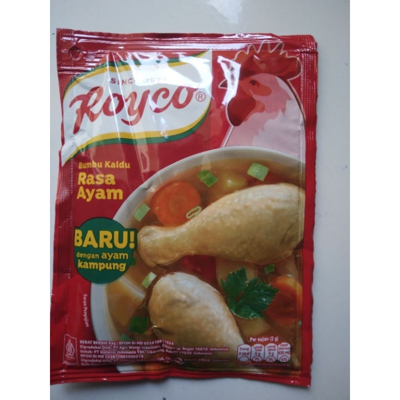 

Royco Bumbu Kaldu Rasa Ayam Kemasan 94 Gram