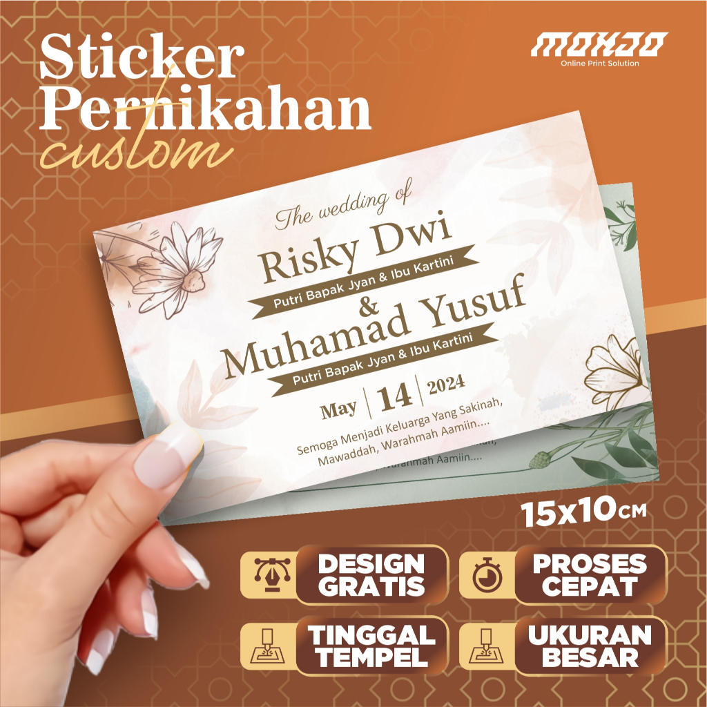 

STIKER WALIMAHAN TASYAKURAN PERNIKAHAN TERMURAH UKURAN BESAR GRATIS DESAIN