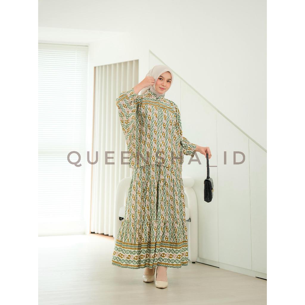 Set Rok Cyra Rayon Diamond  by Queensha