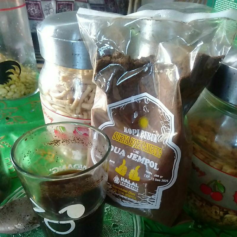 

Kopi rabusta Lampung bubuk halus original 1/2 kg