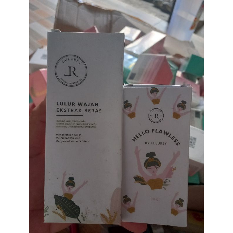 LULUR WAJAH EKSTRAK BERAS BY LULUREY