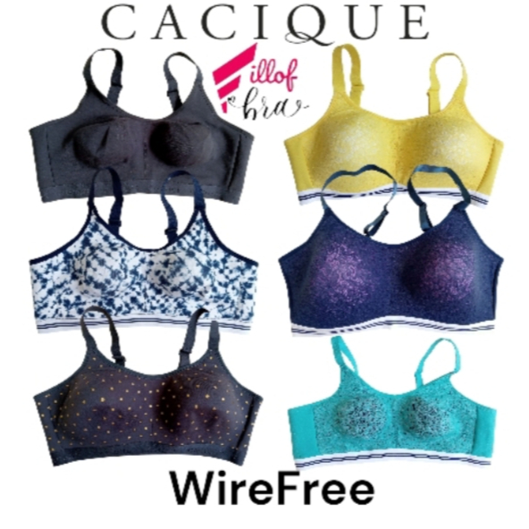 Big Super Cup Cacique Bra WireFree