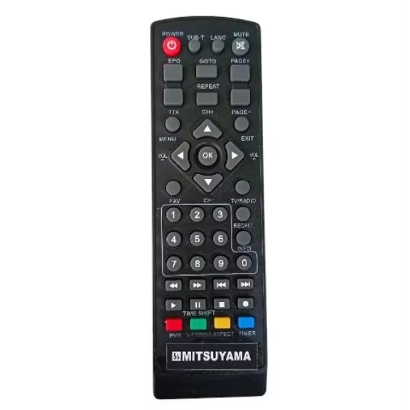 REMOT REMOTE STB MITSUYAMA MS-DVB01 - STB FLECO MXQ PRO DVBT2 SET TOP BOX DIGITAL