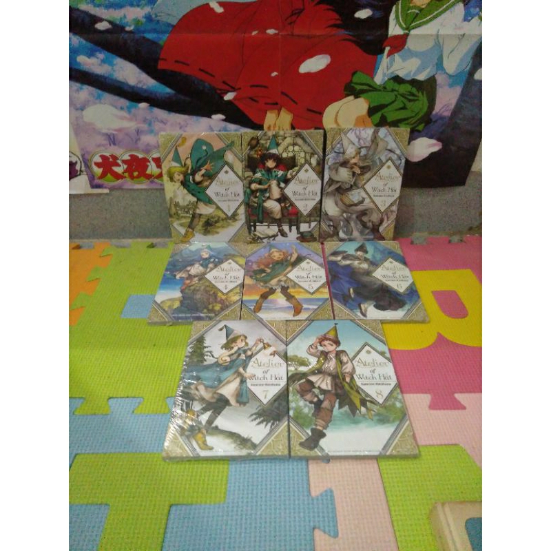 komik full set atelier of witch hat 1-8 segel