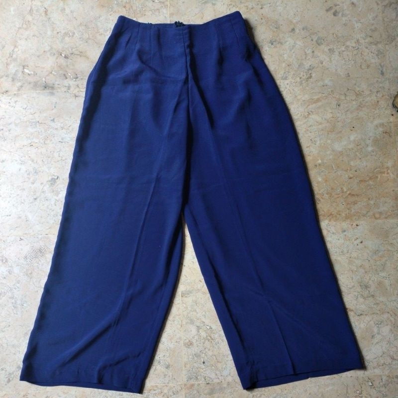 Bawahan Wanita Kulot Biru Benhur Preloved
