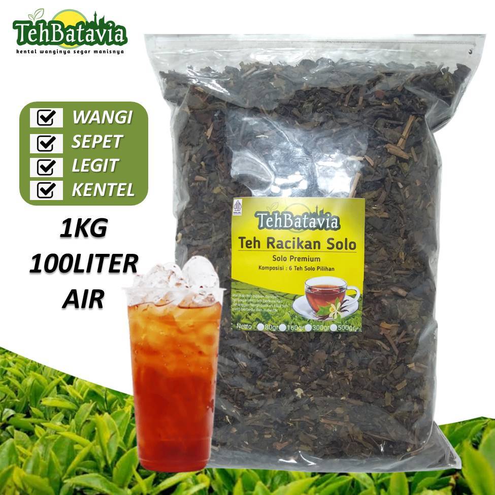 

Teh Batavia Racikan Teh Solo Wangi Sepet Kentel 6 Teh Racikan Es Teh Jumbo 1kg