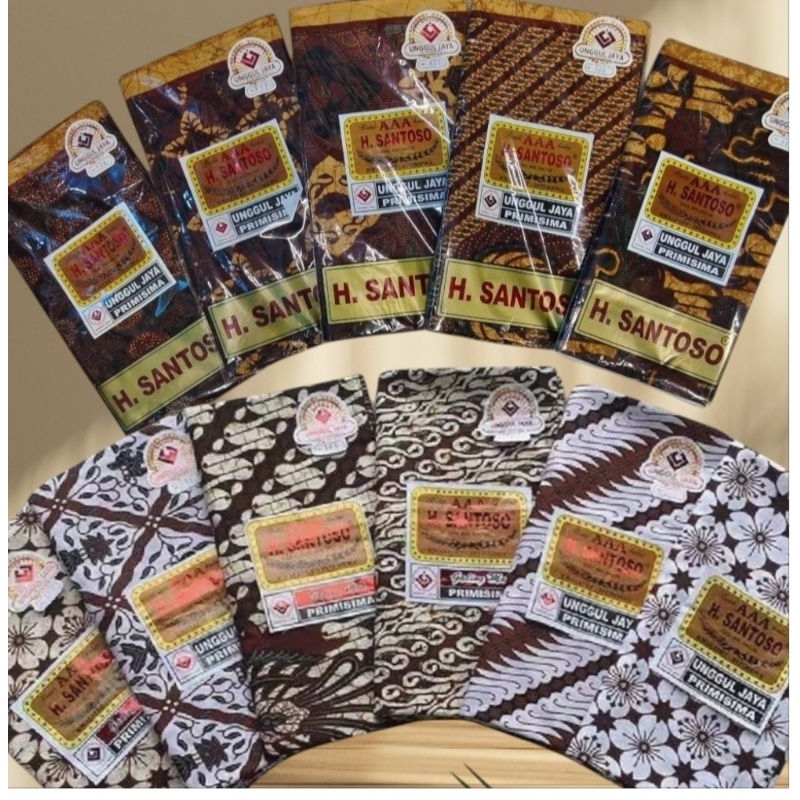 

Kain Panjang Batik H. SANTOSO Spesial AAA UNGGUL JAYA Samping Kebat