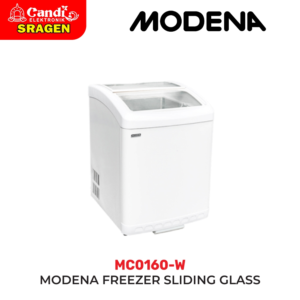 MODENA Chest Freezer Sliding Glass 156 Liter - MC0160-W