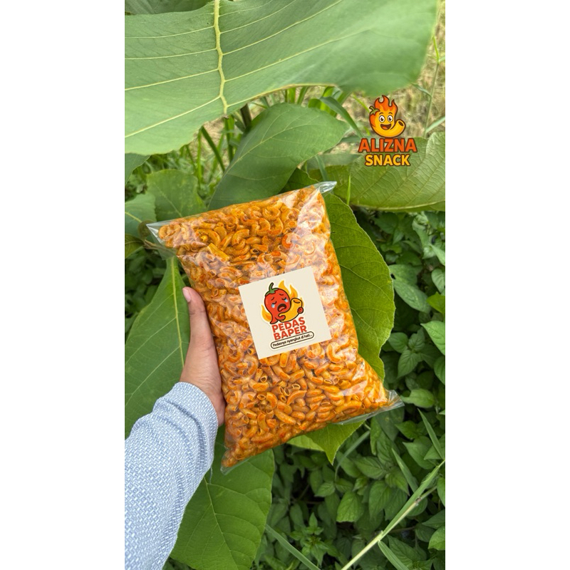 

250gr Makaroni Cikruh Pedas Original Daun Jeruk Bumbu Melimpah