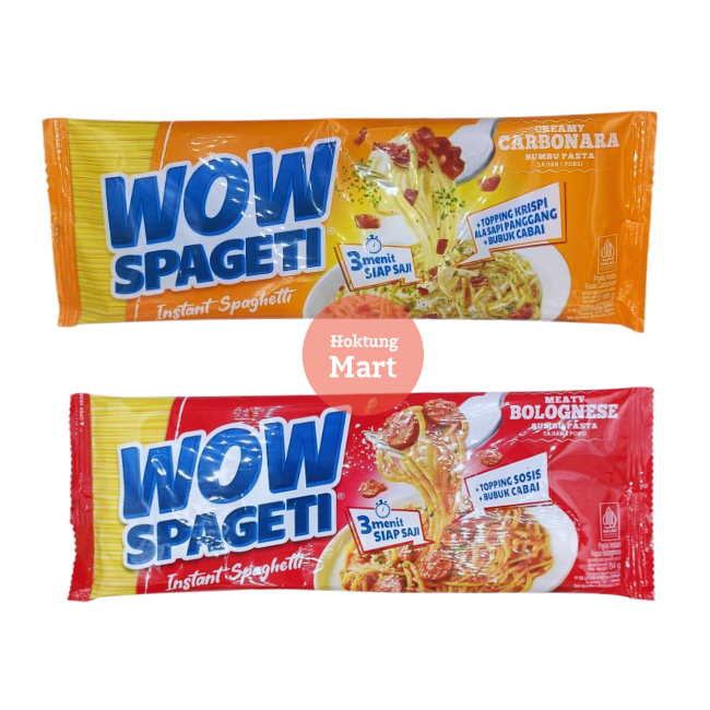 

[5pcs] Pasta Wow Spageti Bolognese/Carbonara 84gr