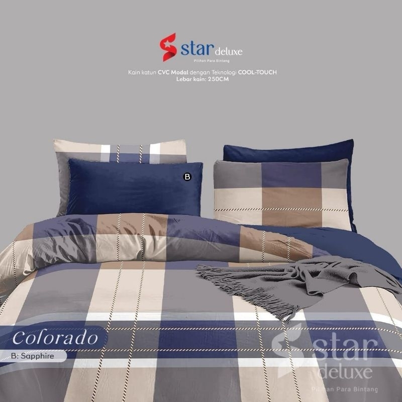 BEDCOVER SET - BEDCOVER KATUN STAR - BEDCOVER HOMEMADE - ISTANA SPREI DEPOK