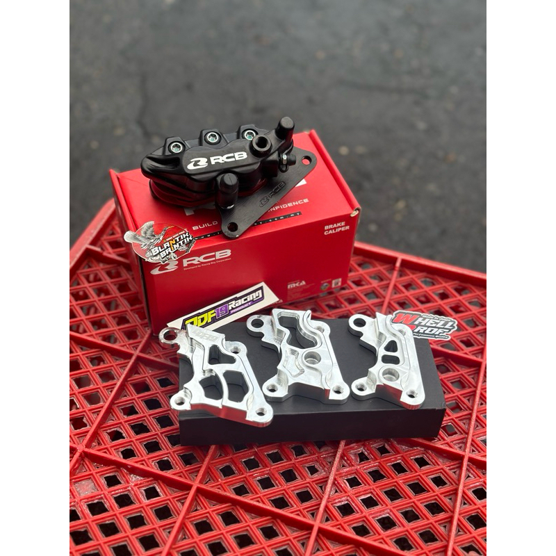 breket kaliper rcb skok ninja r 300 rr 300 whellprof skok ninja rr disc 300 cnc breket kaliper ninja