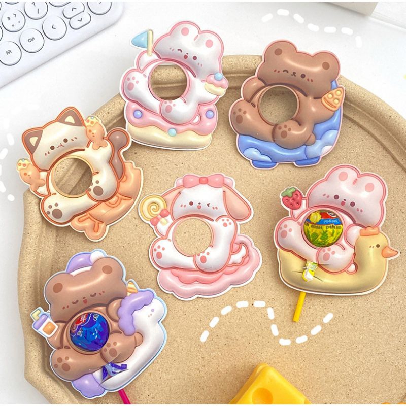 

Kertas Permen Lolipop Sampul Kertas Permen Tempat Permen Lucu Greeting Card