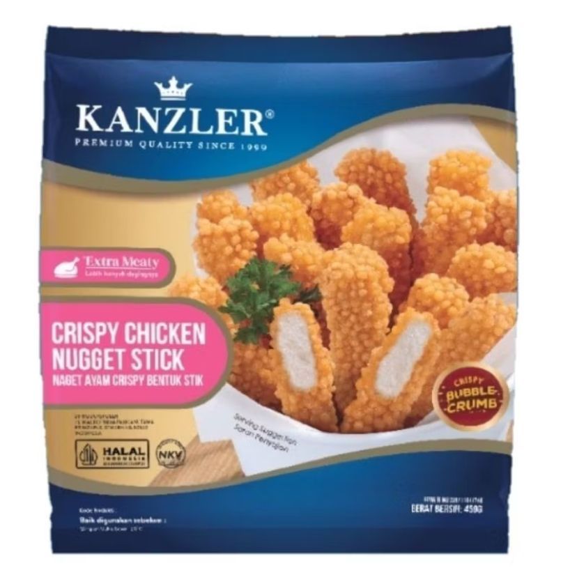 

KANZLER CRISPY CHICKEN NUGGET STICK 450GRAM