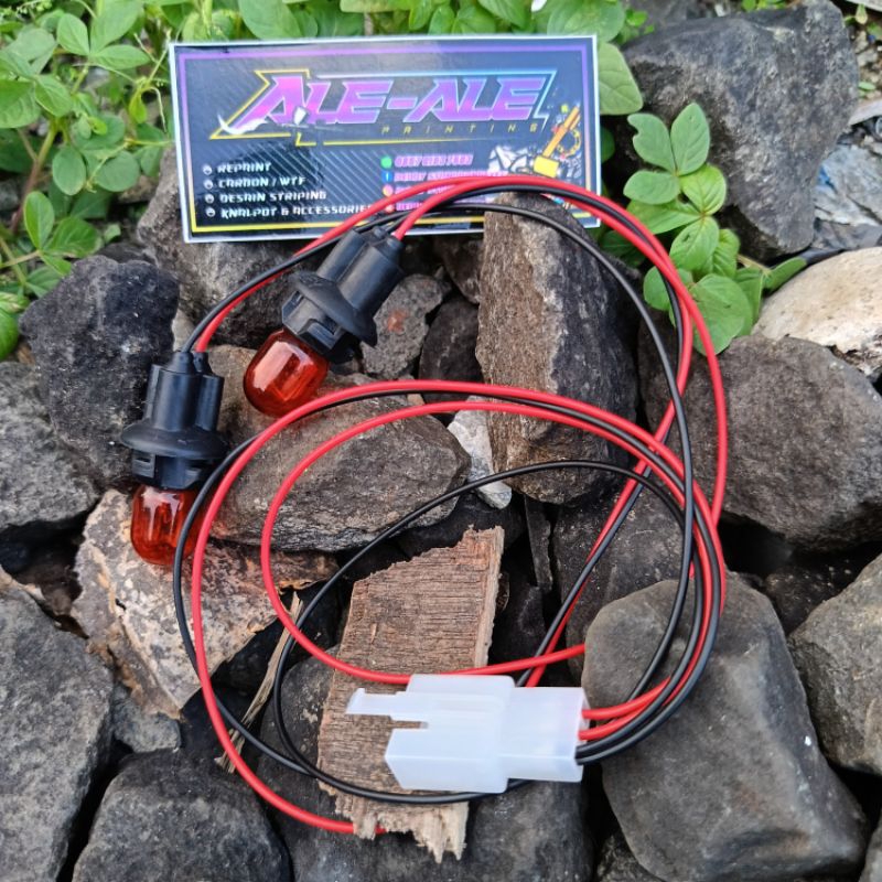 soket fiting lampu sein Mio MX Mio sporty piting lampu depan sen Assy colokan plus lampu