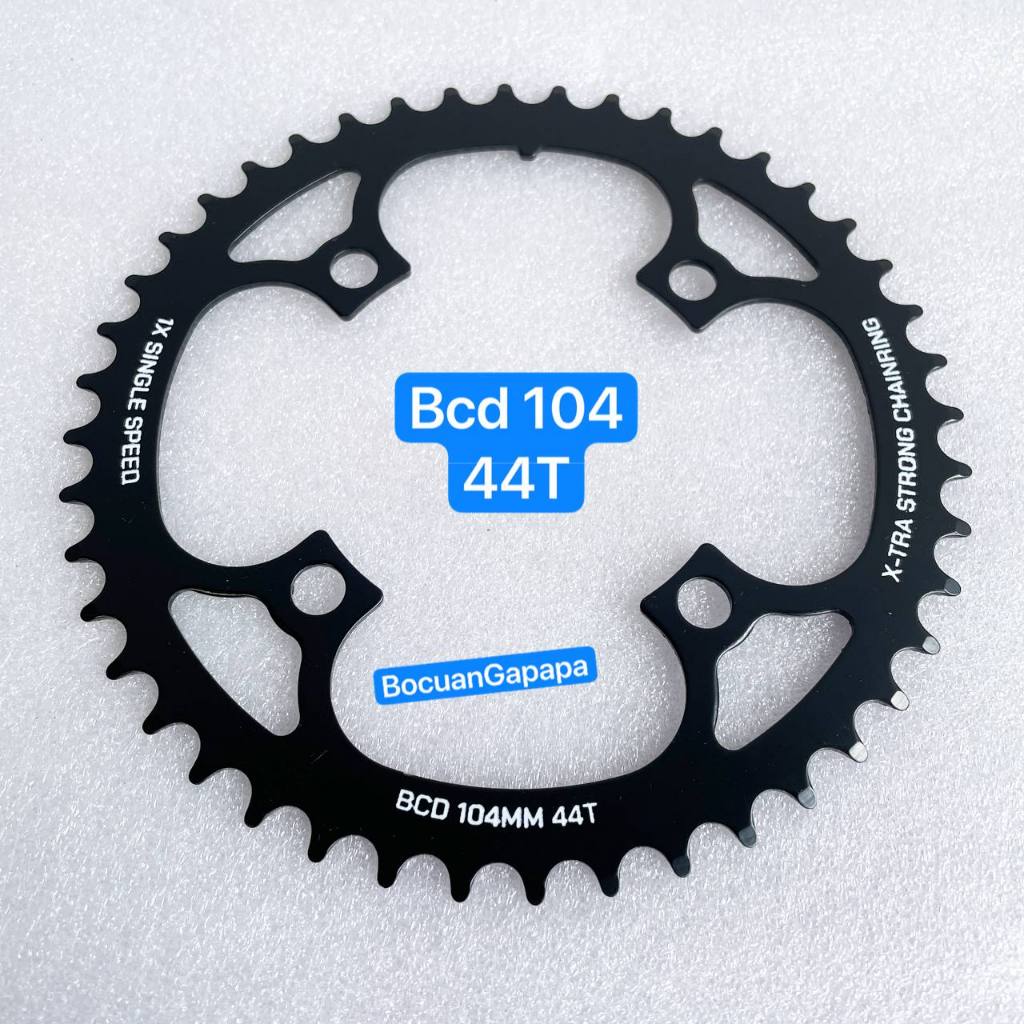 CHAINRING Single Strummer bcd 104 STEEL 44T