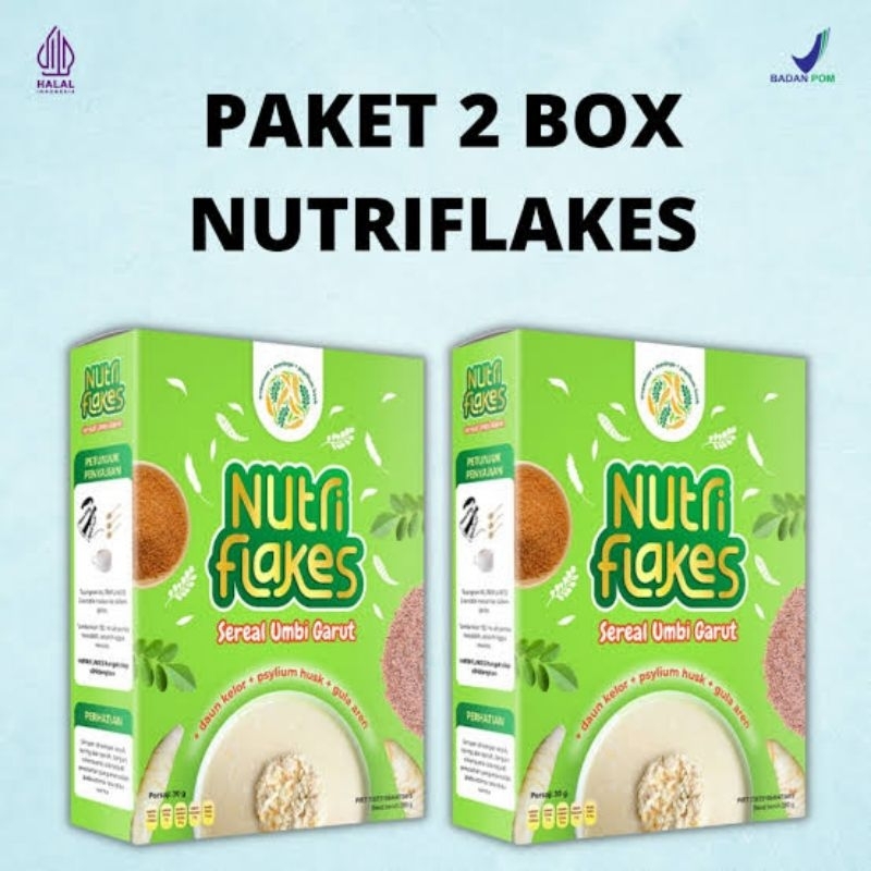 

Paket Hemat 2 Box Nutriflakes – Sereal Sehat dari Umbi Garut