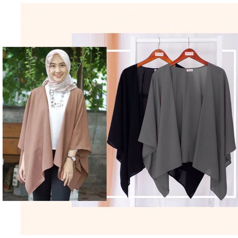 Cardingan polos wanita cardingan outer polos kuliah cardingan sally outer batwing