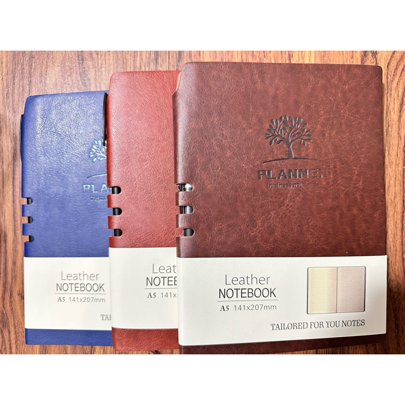 

Notebook a5 dan a6 kulit free pena