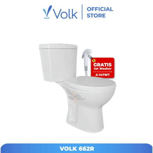 Volk Closet Duduk Kloset Duduk Toilet Duduk Freesia 662R