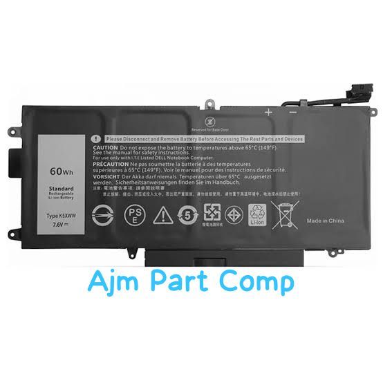 Baterai Battery Laptop Dell Latitude 12 5285 5289 7280 7390 K5XWW