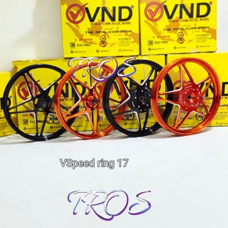 velg racing vspeed ring17 bintang VND veleg vario beat mio 140/160x17 aerox 160/185x17