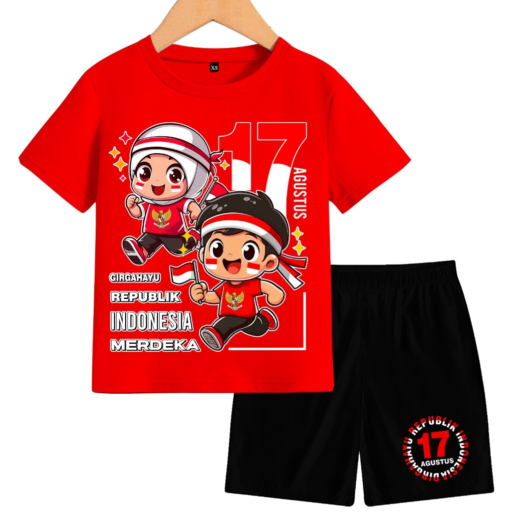 baju setelan anak anak cowok dan cewek baju 17 agustus anak anak